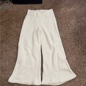 SKIMS Cream Sherpa Lounge Pants